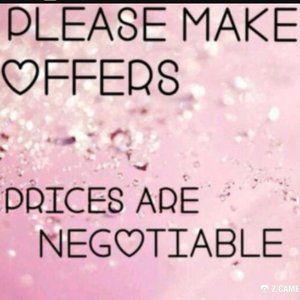 Make an offer on any item in my closet!